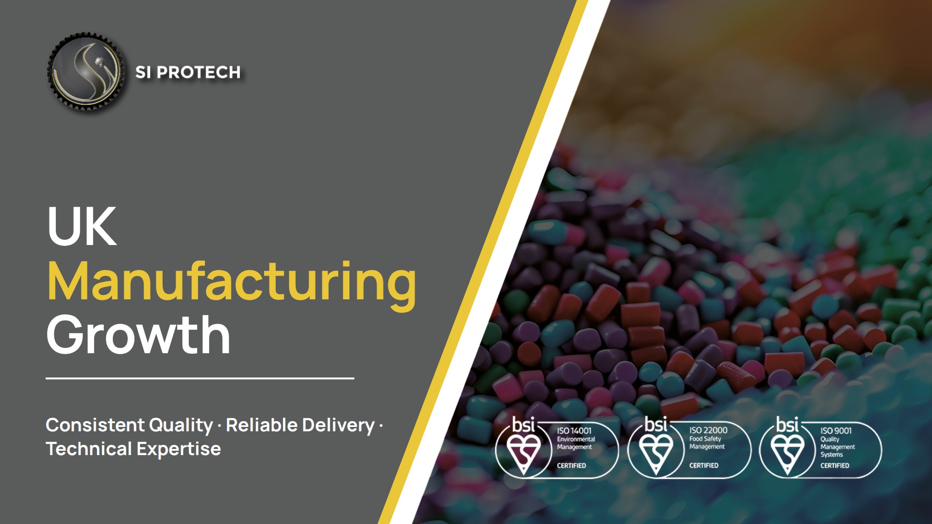 SI Protech blog cover: UK Manufacturing Growth